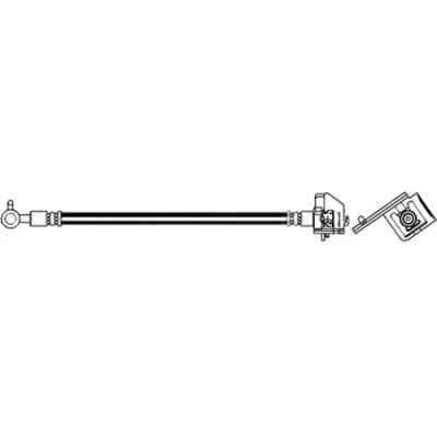 Image of Brake Hose Fits: Hyundai i30, Kia Ceed
