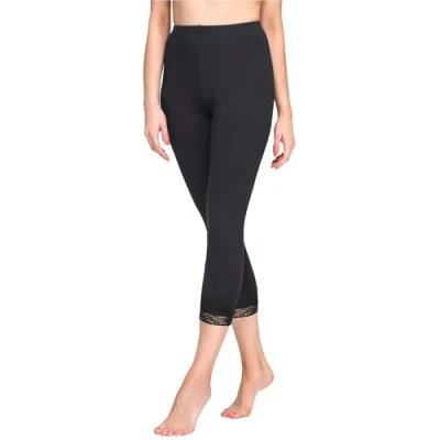 Image of Merry Style Women&#039;s 3/4 Leggings MS10 290(Black, M)