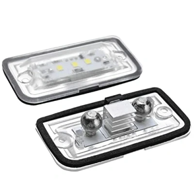 Image of DHCN 2x Car LED License Plate Lights Lamp For M erc edes B enz C W203 CLK W209 A209 C209 SL R230 Number Accessories
