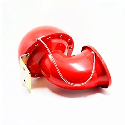 Image of YIYIDA Car Horn, 150db Air Electric Bull 12V, Red, Metal, for Any 12V Vehicle