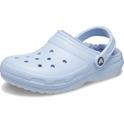 Image of Crocs Unisex Classic Lined Clog, Blue Calcite, 11/12 UK Men/ 10/12 Women