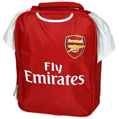 Image of ARSENAL FC SOFT JERSEY LUNCH BAG COOLER! OFFICIALLY LICENSED