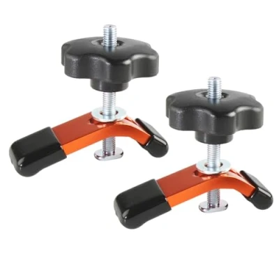 Image of O&#039;SKOOL T Track Mini Hold Down Clamps, Quick Acting Slot Clamp Set for CNC Engraving Machines, Woodworking Router Tables, and Table Saws, of 2