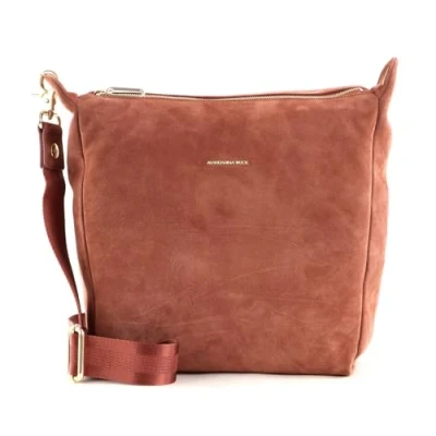 Image of Mandarina Duck Women&#039;s Mellow Velvet Messenger Bag, Saddle, Taglia Unica