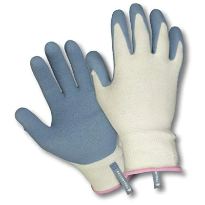Image of Clip Gloves Ladies Bamboo Fibre Comfort &amp; Grip Gardening Weeding Sowing Small