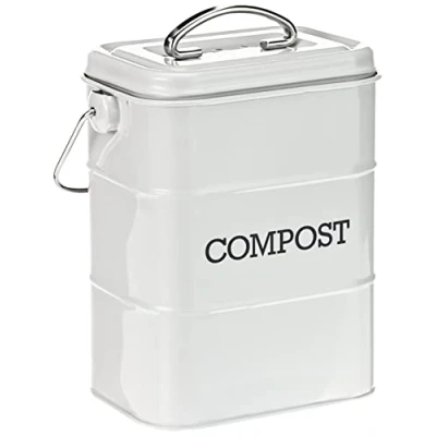 Image of Living Nostalgia French Grey Compost Bin