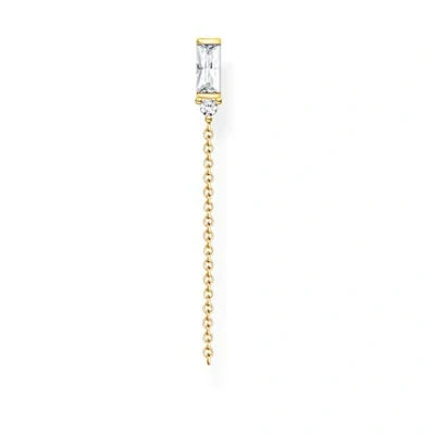 Image of Thomas Sabo Ladies 18 carat (750) bicolor Irregular Not applicable Earring H2183 414 14