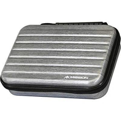 Image of Mission Darts W243 ABS 4 Case with Metallic ABS, Silver