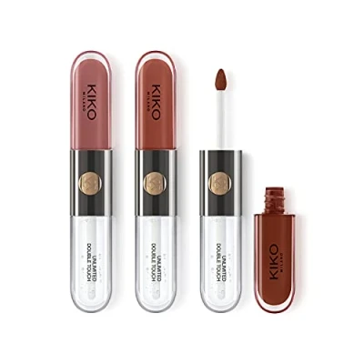Image of KIKO Milano Unlimited Double Touch Lipstick Kit Lip Containing 3 Two Step Liquid Lipsticks