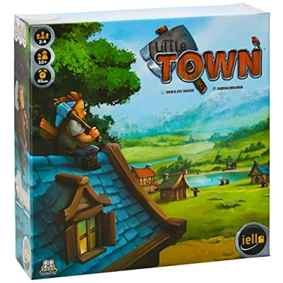 Image of Iello Little Town Board Game Ages 10+ 2 to 4 Players 45 mins Minutes Playing Time