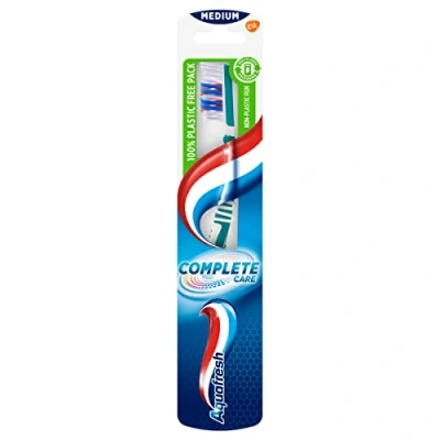 Image of Aquafresh Complete Care Toothbrush, Gentle On Gums, Medium