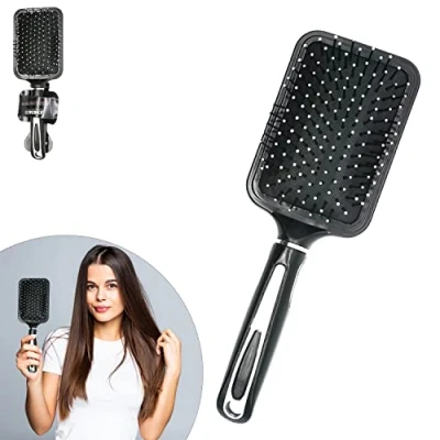 Image of Professional Large Paddle Hairbrush, Detangle Hair Brush for Women, Men and Kids Long Thick Curly Dry Wet Care 25cm