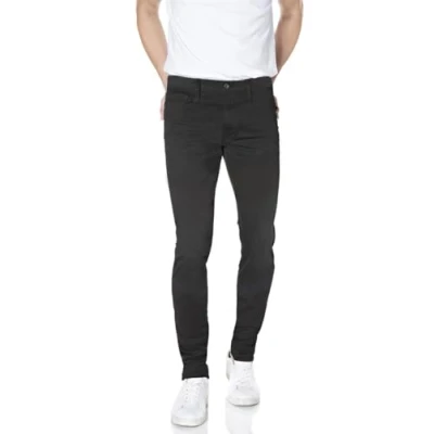 Image of Replay men&#039;s jeans with power stretch, black (Black 098), 36W / 34L