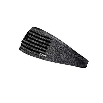 Image of JUNK Brands NEVERSURRENDER BBL Never Surrender Big Bang Lite Headband, Grey, One Size