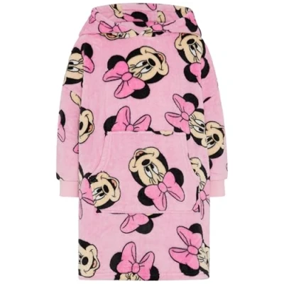 Image of Minnie Mouse Oversized Wearable Blanket Hoodie 2 3 Years 98cm Pink