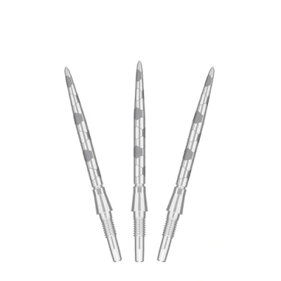 Image of TARGET Darts Swiss Point Storm Steel Dart Points, Onyx (3 Pack Set of Tips) 30MM Silver Change Spare Tips, Professional Accessories