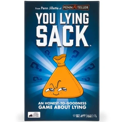 Image of You Lying Sack by Exploding Kittens 2 5 Players Ages 7+ 15 Minutes to Play Bluffing Board Game Party Game, Family Night, Kid and Adult