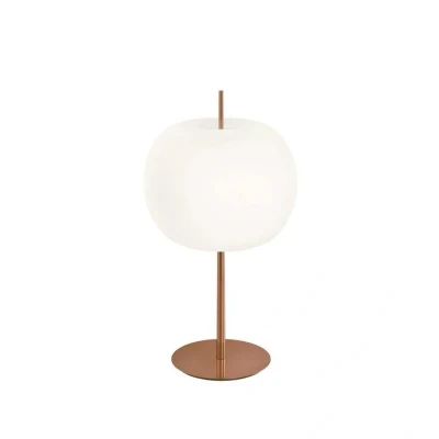 Image of Kundalini Kushi XL table lamp copper/white