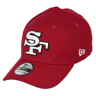 Image of New Era San Francisco 49ers 39thirty Stretch Cap Nfl Elemental Red L XL