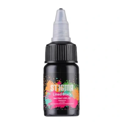Image of Stigma Tattoo Ink 0.5oz(15ml) Lined Black Permanent Pigment for Lining