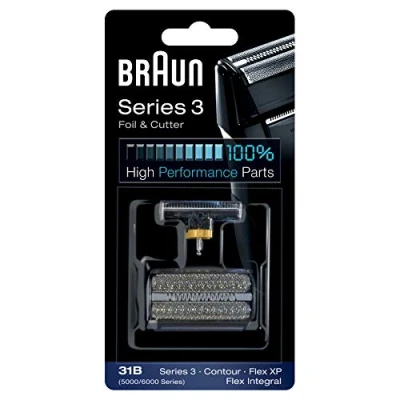 Image of braun 81387938 shaving head shaver 31B combipack 31B, KP5000/6000, noir series 3 u. 5000