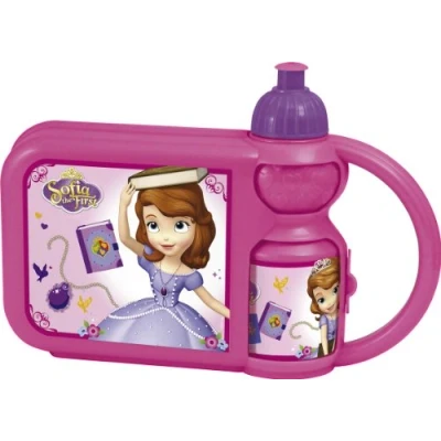 Image of Joy Toy 749170 Sofia Lunch Box and Sports Bottle Set