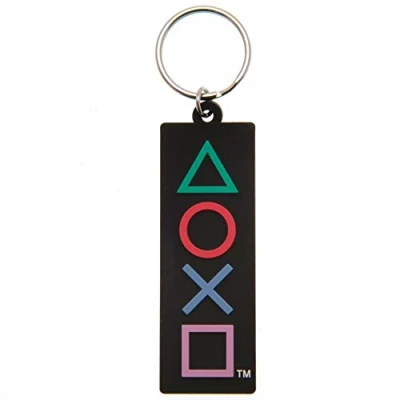 Image of Pyramid International PlayStation (Shapes) Rubber Keychains, Multi, One Size