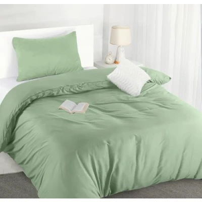 Image of Utopia Bedding Single Duvet Cover Set Soft Microfibre Polyester with Pillow case Quilt (Sage)