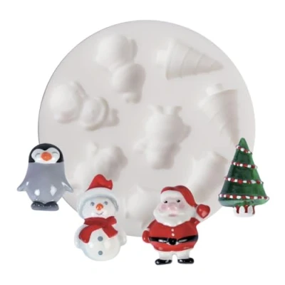 Image of Fimo Silicone Mould Christmas Creations