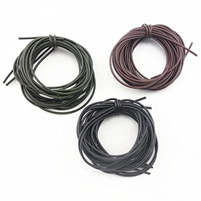 Image of TOSSPER 3pcs/set Rig Tube Sleeves Anti tangle Rubber Tubing Hair Rigs for Carp Fishing Safety