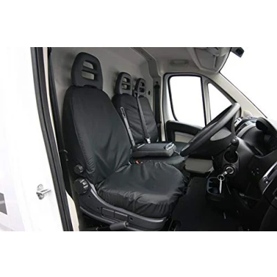 Image of Town &amp; Country Van Seat Cover Black Fits: Peugeot Boxer, Citroen Relay Fiat Ducato