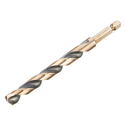 Image of DeWalt Black and Gold Hex HSS G Drill Bit 9.5mm