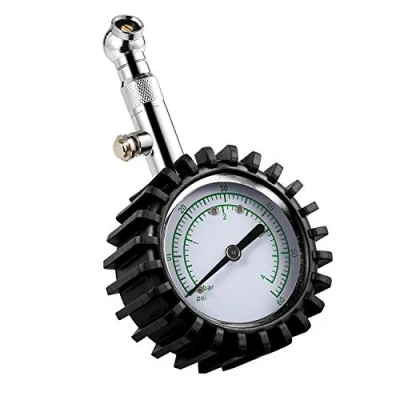 Image of CZC AUTO Tyre Pressure Gauge 60 PSI Heavy Duty of ANSI B40.1 Mechanical for the Truck RV Car Van