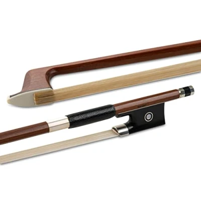 Image of GEWA violin Bow, brasil wood, Massaranduba Student, 1/2, octagonal stick, selected quality, made in Germany, stamped &quot;Jaeger&quot;