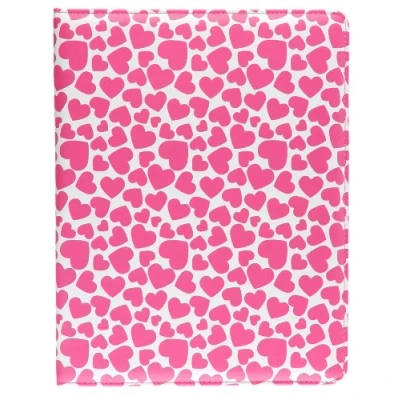 Image of Trendz Protective Folio Case with Built In Stand for iPad 2/3/4 Pink Hearts