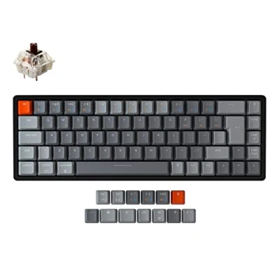 Image of UK Keychron K6 Bluetooth RGB Backlit Soldered Tactile Switches Aluminium Mac/PC 65% Keyboard