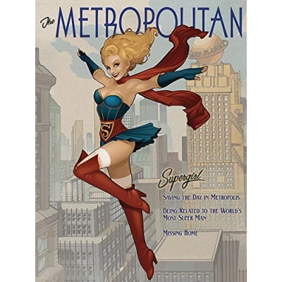 Image of DC Comics Supergirl The Metropolitan Canvas Print, 60 x 80 cm