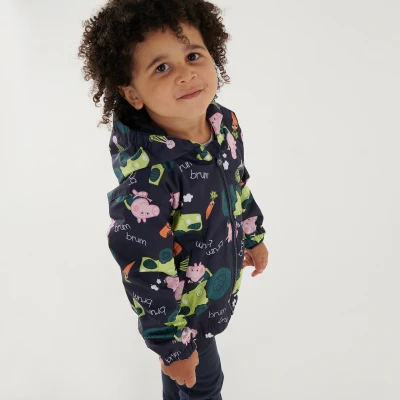 Image of Peppa Pig &#039;Muddy Puddle&#039; Waterproof Reflective Jacket Polka Dot