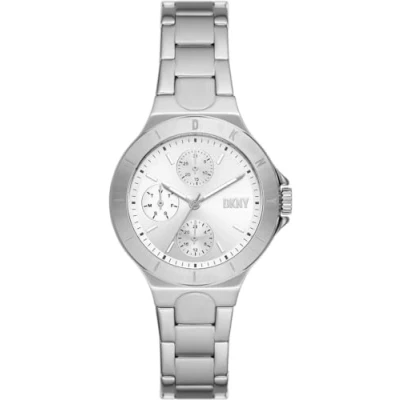 Image of DKNY Chambers Watch silvercoloured, Women&#039;s, Size: One Size, Silver coloured