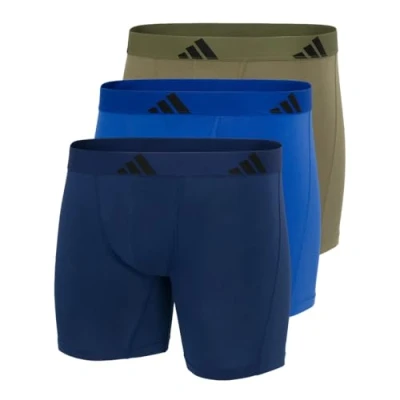 Image of adidas Herren Boxer Brief (3PK) Active Flex Cotton Shorts, 901 Assorted, M (Pack of 3)