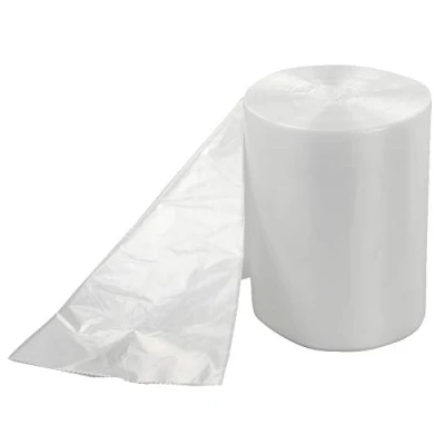 Image of Ucake 100 Counts Clear 50 Litre Bin Liners Trash Bags Gabage Kitchen Liners, 1 Roll
