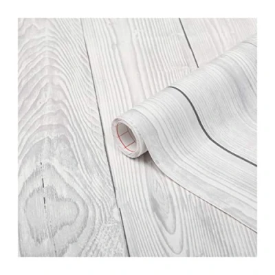 Image of d c fix vinyl wrap Shabby wood effect 45 cm x 2 m sticky back plastic roll for furniture, kitchen &amp; cupboards contact paper sticker self adhesive film