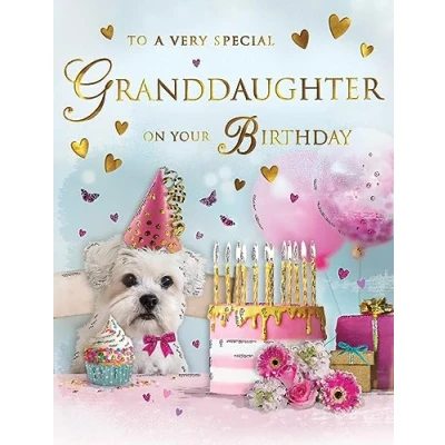 Image of Regal Publishing Traditional Birthday Card Dog 8 x 6 inches Piccadilly Greetings