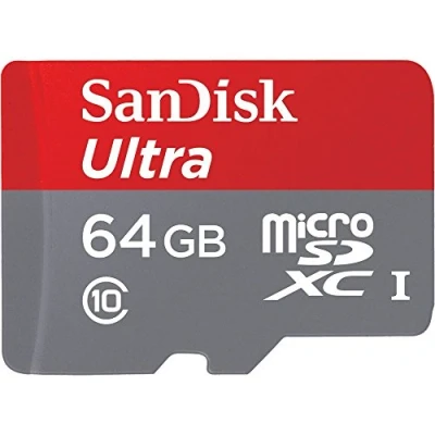 Image of SanDisk Ultra 64 GB micro SD SDXC Memory Card UHS I Class 10 (Renewed)