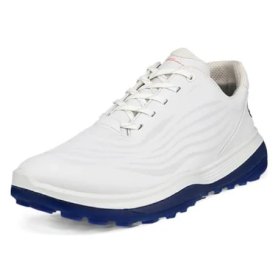 Image of ECCO Golf LT 1 shoes, Men&#039;s, Size: 11/11.5, White Leather