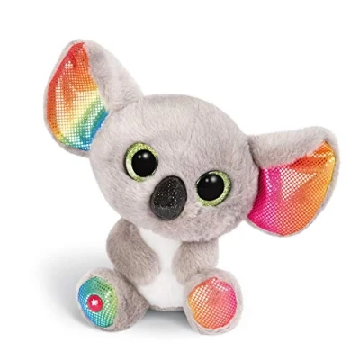 Image of Nici 46319 Cuddy Soft Toy Glubschis Koala Miss Crayon 15cm, Grey/Multi Coloured