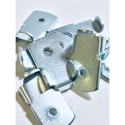 Image of HARDWARE FOR YOU LTD PACK OF 10 SHELF SUPPORT BRIGHT STEEL 28 X 16 6 RAISED BOOK CASE STRIP