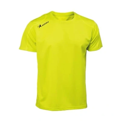 Image of Asioka 75/09 Unisex Adult Short Sleeve T Shirt Fluorescent Yellow