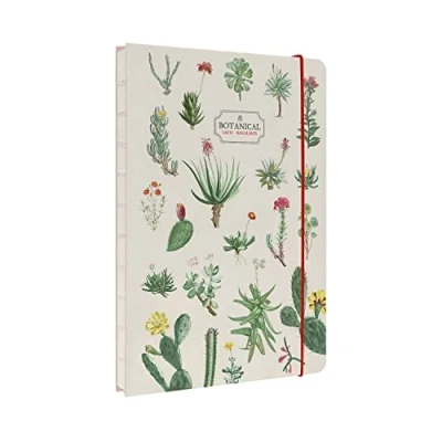Image of Grupo Erik Botanical Cacti &amp; Succulents A5 Notebook Bullet Journal Notebooks Notepads Notepad Dotted Paper
