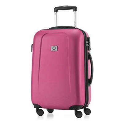 Image of HAUPTSTADTKOFFER Wedding Hand luggage Carry on Hardside Hard Shell suitcase Trolley, approved for baggage regulations of almost every Airline, TSA, 55 cm, 42 Lite, Magenta